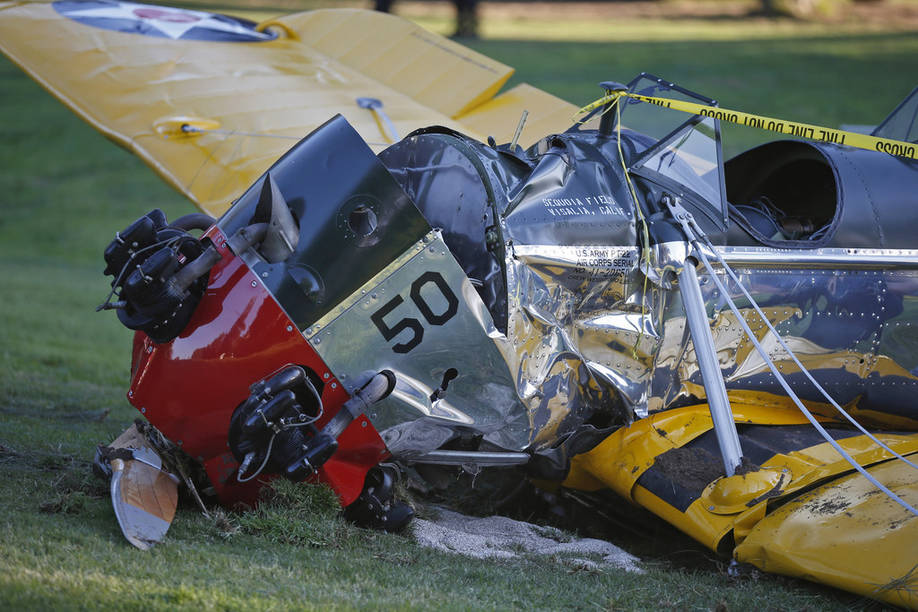 Harrison Ford Injured In Plane Crash On California Golf Course
