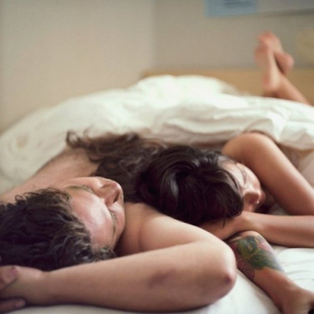 Couple having passionate morning pictures