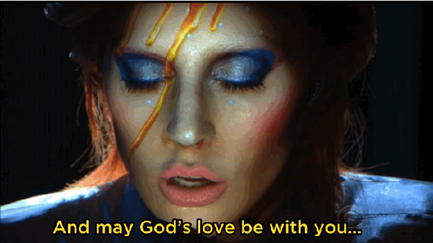 She kicked things off with "Space Oddity."