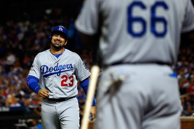 When pressed to specify his reasons for not staying, Gonzalez "smiled" and simply replied, "We’re here to play baseball not talk politics."