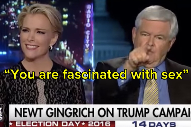 Newt Gingrich Told Megyn Kelly She Was Fascinated With Sex In Angry Fox News Interview