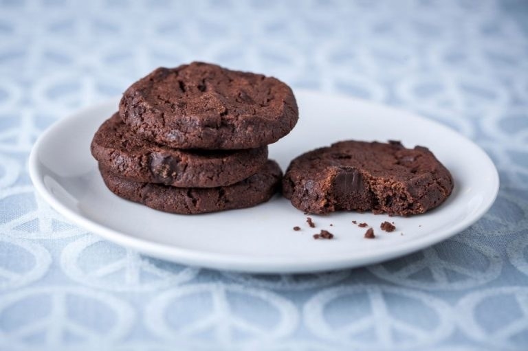 These double-chocolate cookies from Dorie Greenspan are so delicious, they may actually be the answer to world peace. Get the recipe here.