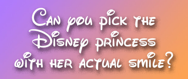 Can You Score On This Disney Princess Smile Quiz