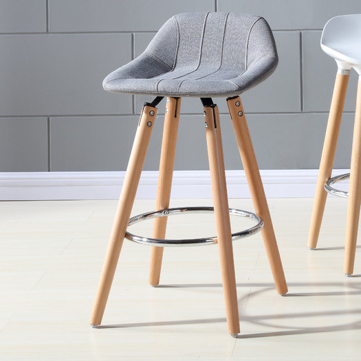Promising review: "Love the chair, the color, the back support and comfort level. Simple to assemble. Perfect height for my kitchen. Looks exactly same as the photo. Good quality." —SagarPrice: $189.99 for a pair