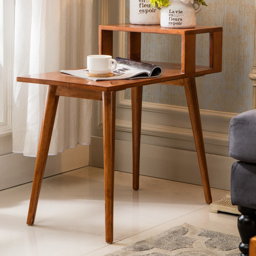 It's more interesting-looking....and will also keep you from knocking your plants over as easily.Promising review: "I purchased two of these for use as nightstands, and I couldn't be happier with the purchase. First off, they arrived in perfect condition and were so easy to assemble. Unpacking and assembling both took under 10 minutes. The quality of the wood is very nice, they have a bit of a sheen to them; I expected them to be more flat and dull, but they are warm and very classy looking. Highly recommend!" —CourtneyPrice: $136.99 (on sale from $166.99) / Available in natural (pictured) and white.