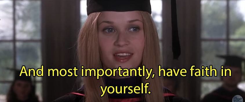 Trump Copies Elle Woods Graduation Speech From Legally Blonde In