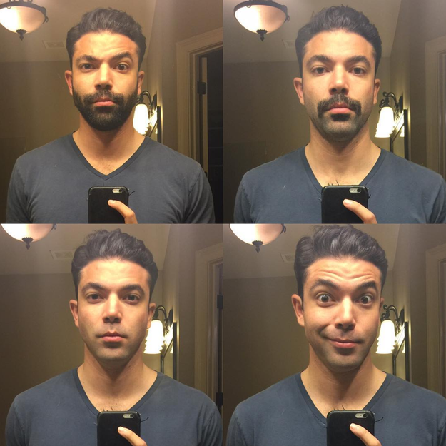 Whether you shave it all off...