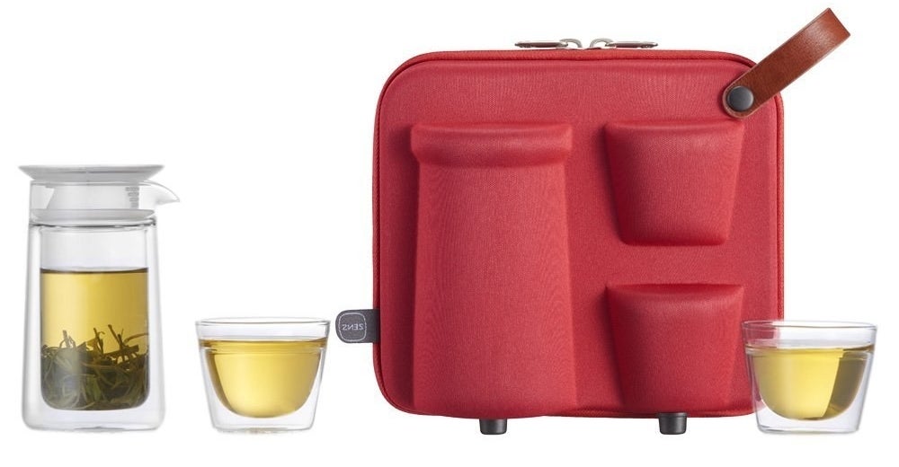 Promising Review: "I gave this to my best friend, her husband is in the military and they travel a lot. She loves it, she uses it for bag tea and loose leaf. Flavor is good and so far she said she hasn't had any problems." —jessieGet it from Amazon for $39.99+. Available in seven colors.