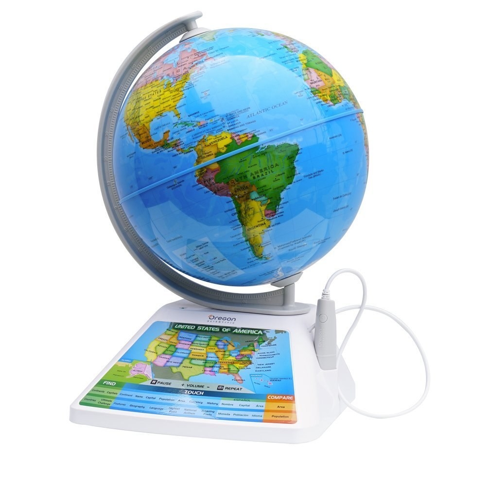 Promising review: "My 6-year-old loves this globe. Very informative and she just loves listening to all the facts of the world." —ShannonGet it from Amazon for $82.99.