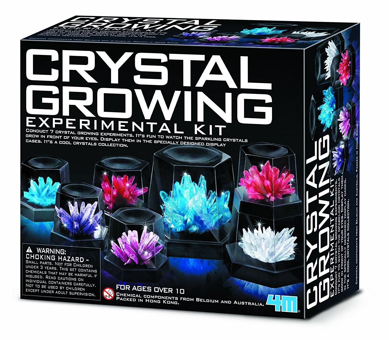 Promising review: "My son has been obsessed with crystals so we thought that he would love this and we were right. It takes some time for the growing process to happen but it amazed us with the outcome of the experiment. Usually with a product like this, the pictures on the box never turns out to be what happens but our crystals look just like advertised. We had fun and he even took it to show and tell at school. I recommend this for any kid that is into fossils/crystals/rocks." —M. WillisGet it from Amazon or Jet for $19.99.