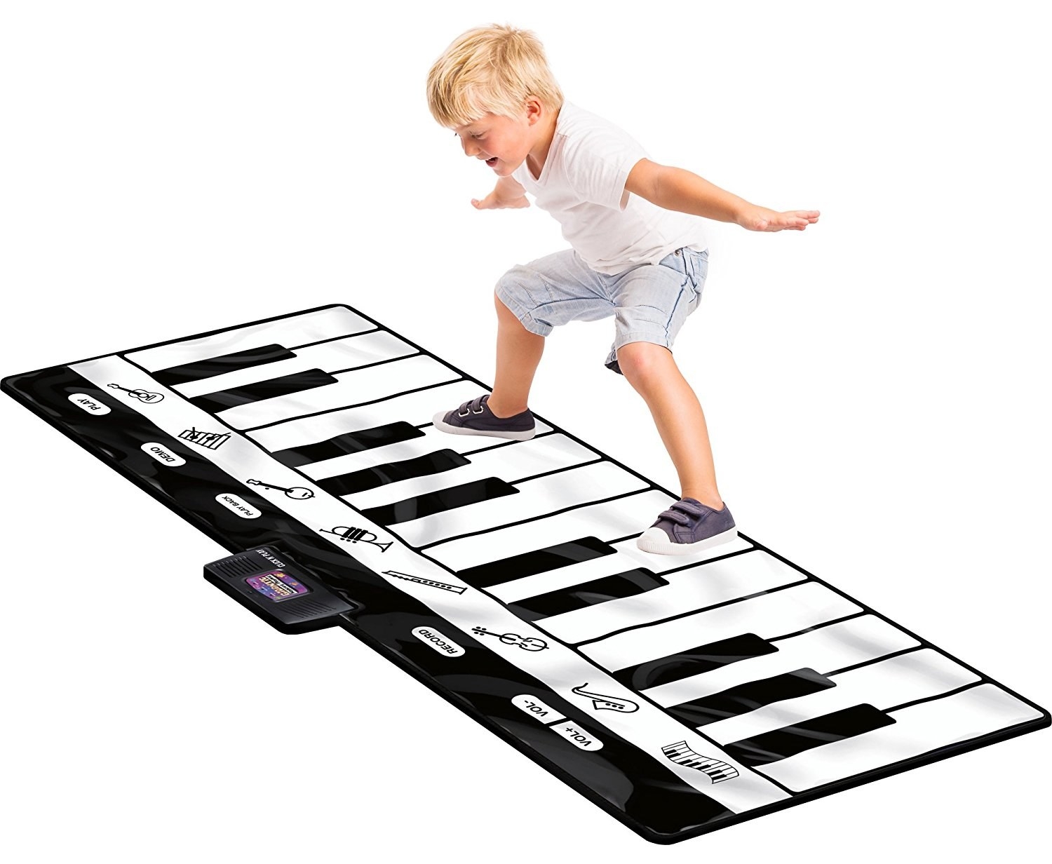 Promising review: "Kids love it...jump all over it and have lots of fun! Perfect gift for little kids who like music." —Matthew S RobertsGet it from Amazon for $49.99.