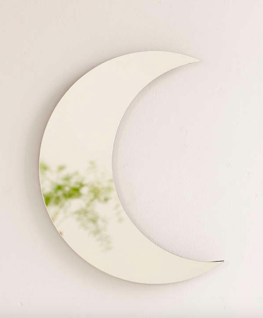 Promising review: "I LOVE this mirror. It has three different hooks so you can hang it in a variety of ways. I have it hanging above my bed and it's the perfect accent to my room." —raerod13Get it from Urban Outfitters for $29.99.