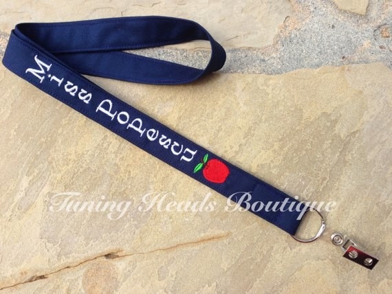 A gorgeous lanyard to hold my ID, classroom key, and whistle. My ($5 cheap one) broke while teaching and my student went home and told her mom. —c4b3e062fbGet this custom lanyard from Turning Heads Boutique on Etsy for $20+. (Note their last day for Christmas 2018 orders is Dec. 7th!)