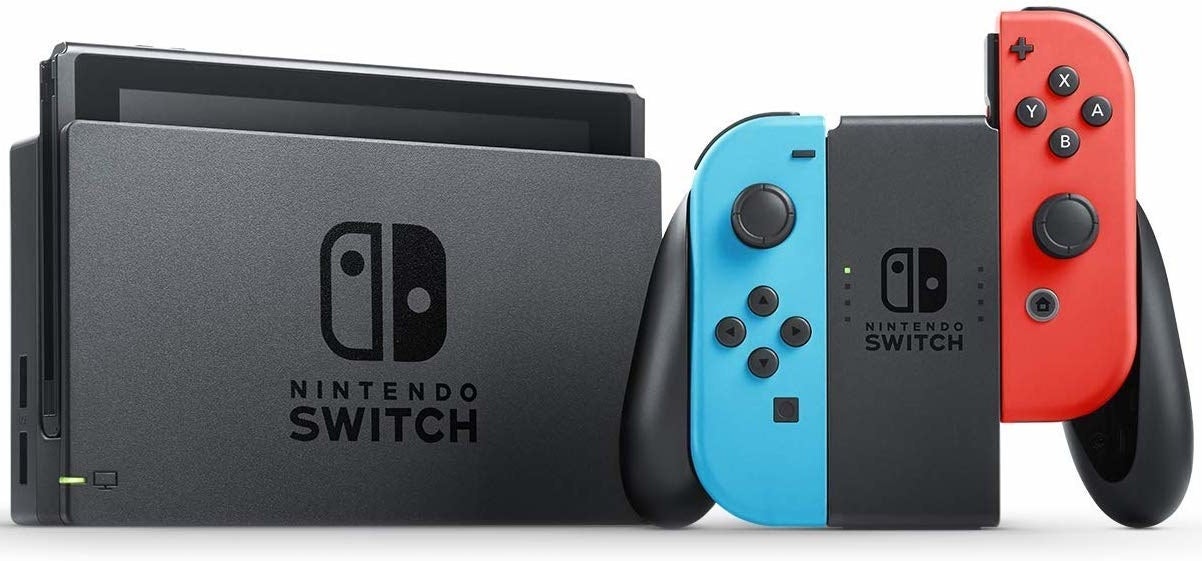 Need some games to go with? Try Snipperclips or Overcooked 2, games you can play together! <3Promising review: "This console is so awesome! It seems like Nintendo hits it right on every console since the N64 — the Switch is another home run. The ability to dock or take it on the go is a huge convenience. Many nights I've wanted to continue playing, but don't want to stay out in my living room — no problem with the Switch! The motion controls take a little bit to get used to, but make it even more fun once you've figured them out. I'm 100% satisfied with my purchase as of today." —Ty C.Get it from Amazon for $299 (available in two colors).