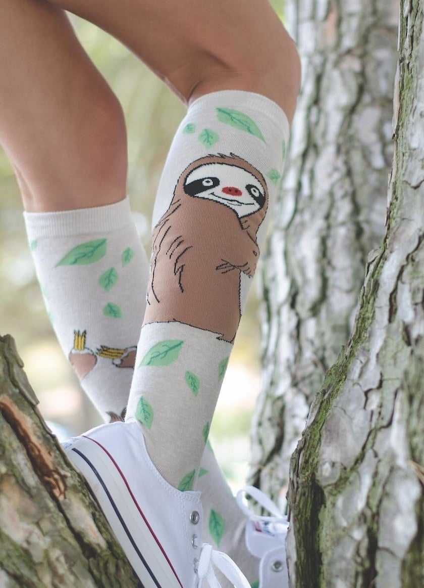 Promising review: "These are surprisingly well made and quite thick for $10. Seriously a really good value !I admit I was expecting thin, crappy socks with print on the top of the fabric, but this item is not remotely like that. Will be buying more!" —yeayeaGet them from Amazon for $10.99 (available in 14 colors).