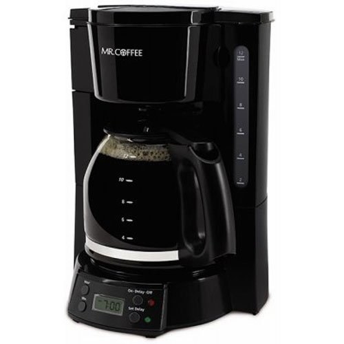 Promising review: "Easiest coffee maker to use. It uses paper filters or the reusable gold mesh type. The coffee tastes great and if you forget to turn it off because you are on your way to work, it will turn itself off after a couple of hours. It has a clock, a timer, and an auto start feature so you can wake up to freshly made coffee." —William VasquezGet it from Amazon for $27.04.