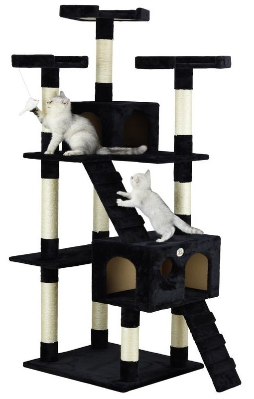 Promising review: "Absolutely awesome!! Cats love it! As soon as I built it they went straight to the top! Excellent quality and easy to put together!" —AarikaPrice: $68.99 (originally $229, available in six colors)