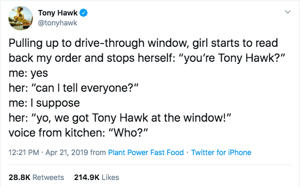 Tony Hawk S Awkward Fan Interactions Are The Only Thing I Want To Talk