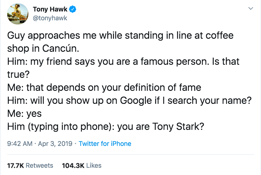 Tony Hawk S Awkward Fan Interactions Are The Only Thing I Want To Talk