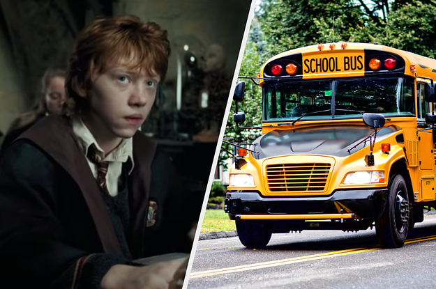 Ron Weasley, school bus