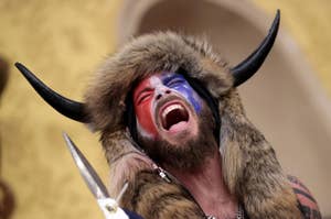 screaming man