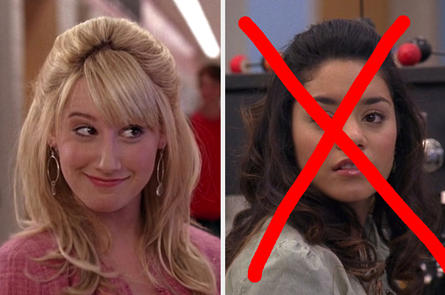 On the left, Sharpay from