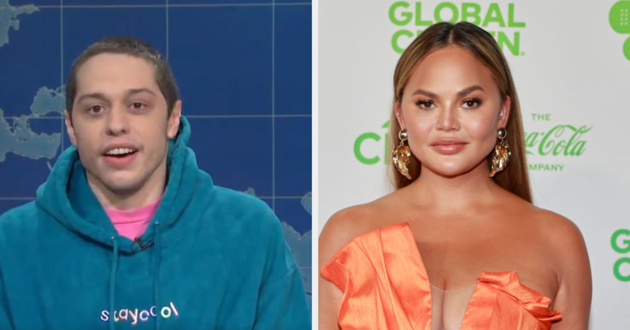Pete Davidson Called Out Chrissy Teigen On "SNL" And I Wasn't Expecting It 1 Pete Davidson Called Out Chrissy Teigen On "SNL" And I Wasn't Expecting It