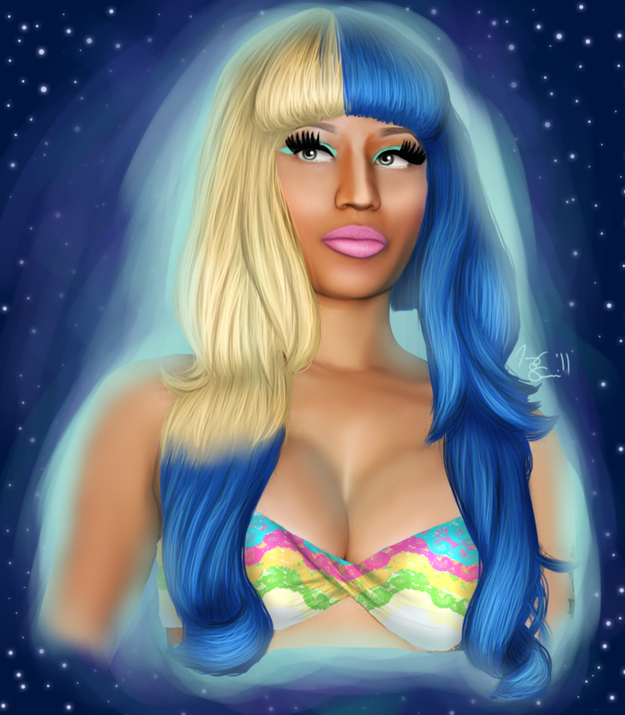 The Best Pieces Of Nicki Minaj Fan Art PHOTOS PIC