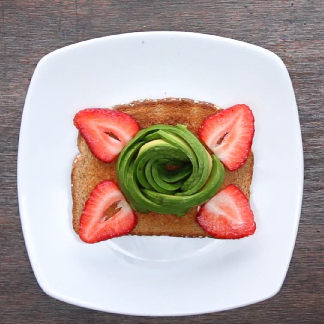 Avocado Rose Avocado Toast Recipe By Tasty