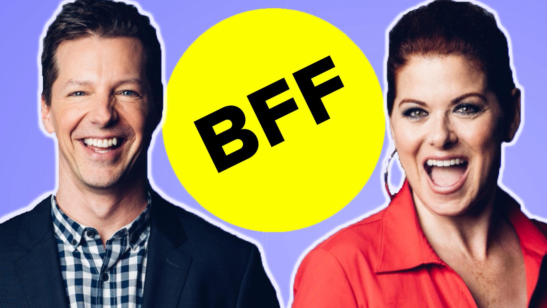 Sean Hayes Debra Messing Take The Bff Test