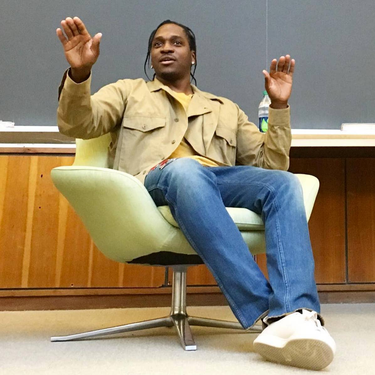 Watch a Harvard Professor Recite Clipse Lyrics During Pusha T's Lecture
