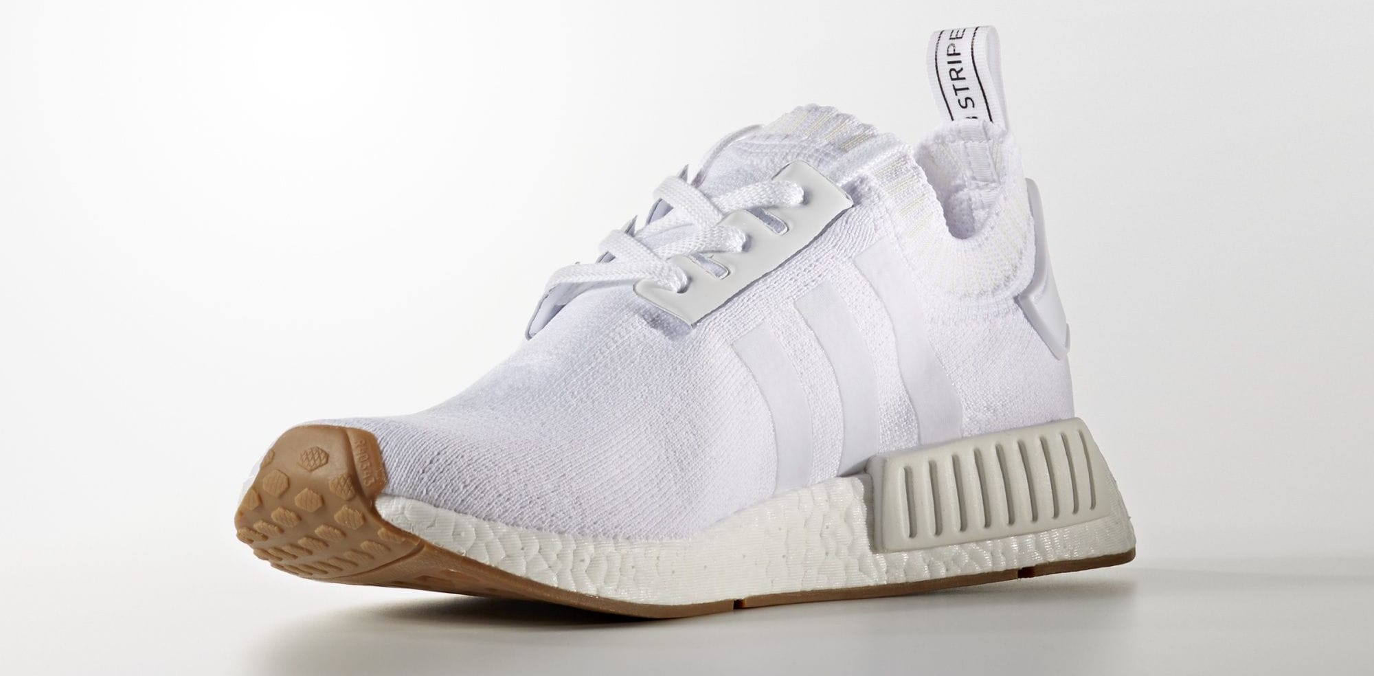 Adidas NMD_R1 &quot;White/Gum&quot; medial