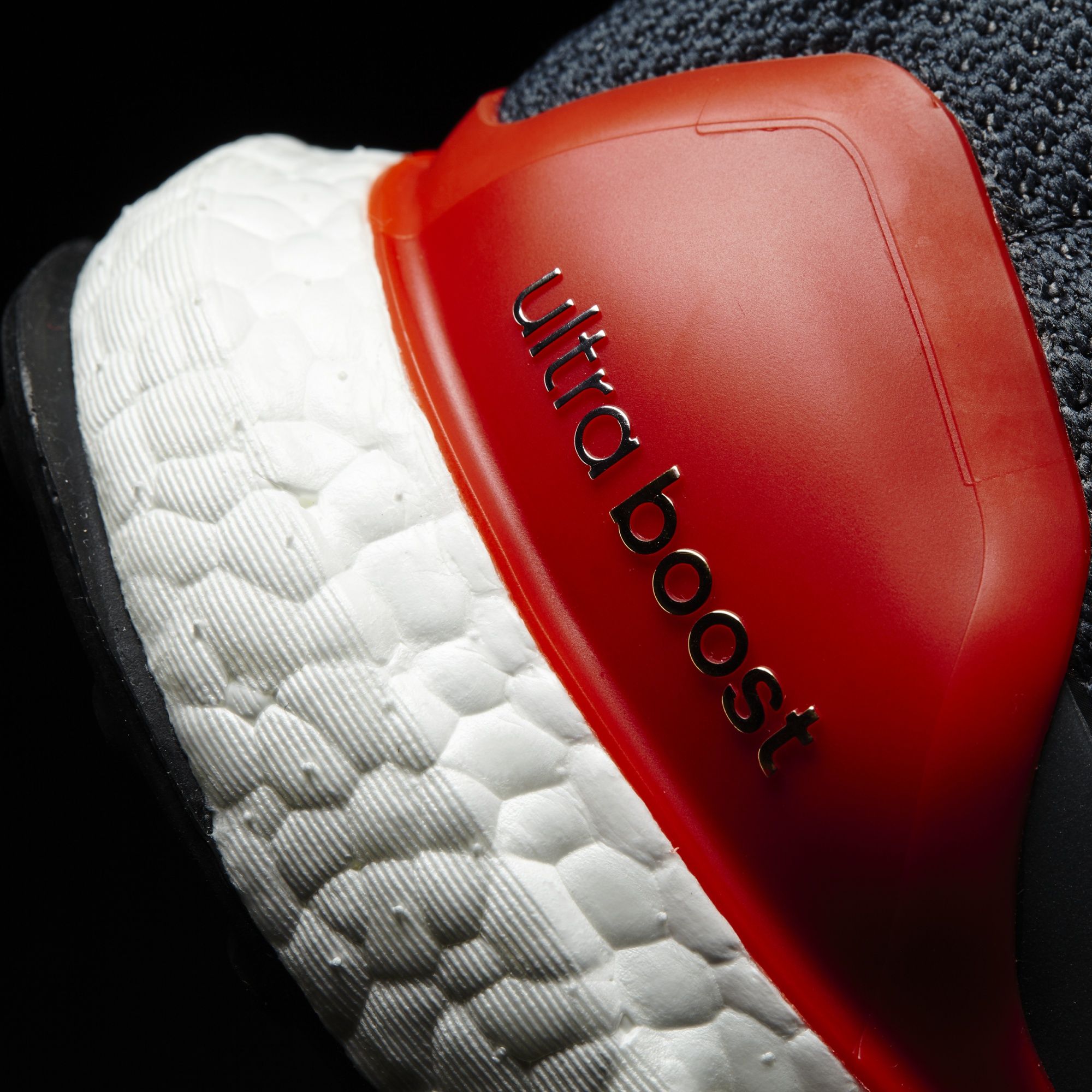 adidas Ultra Boost ATR Dark Grey Red Heel AQ5955