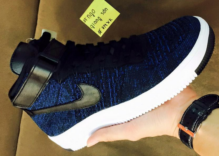 Air force 1 flyknit royal blue sale