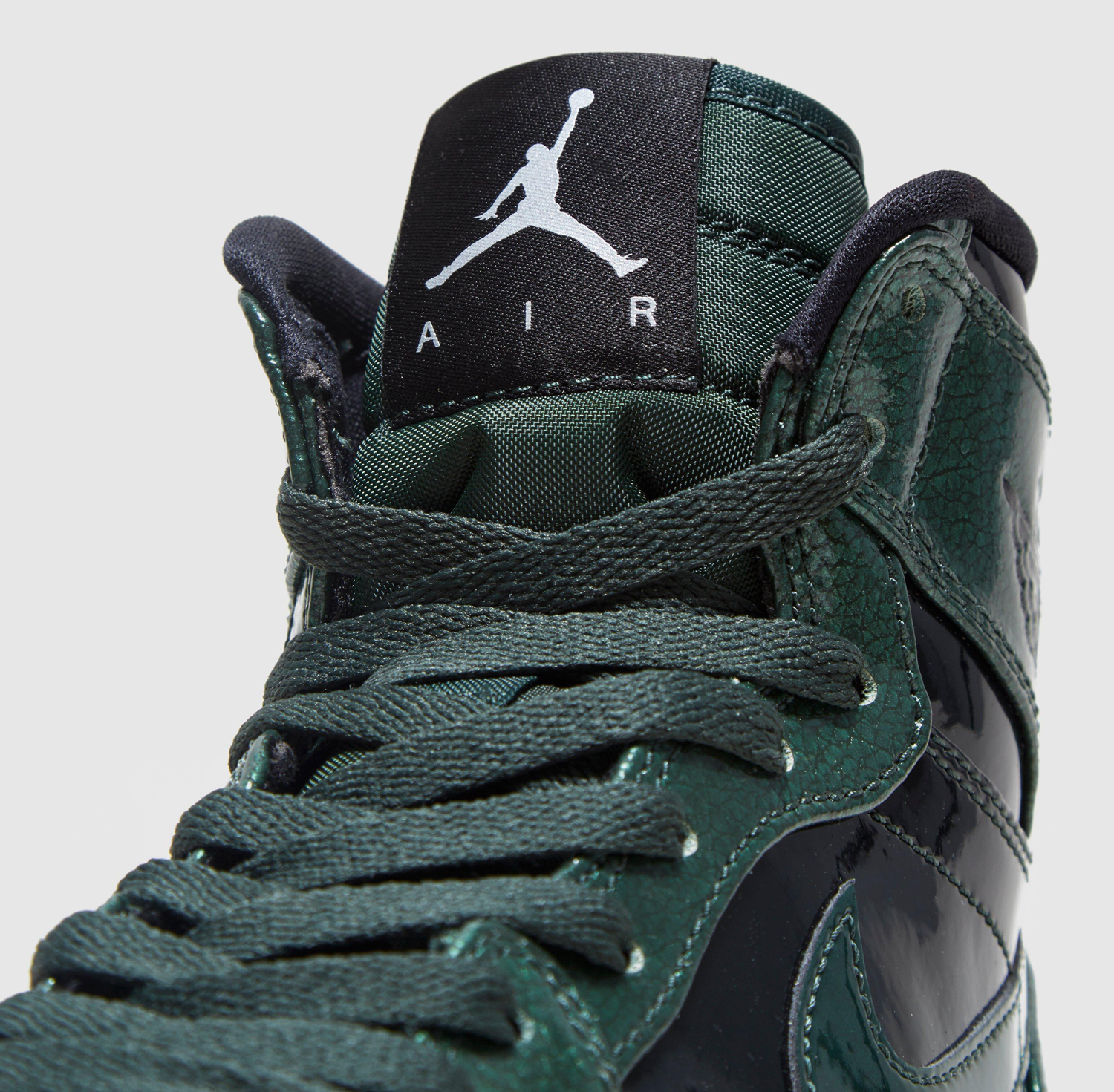 Air Jordan 1 Gorge Green Patent Leather 332550-300 Tongue