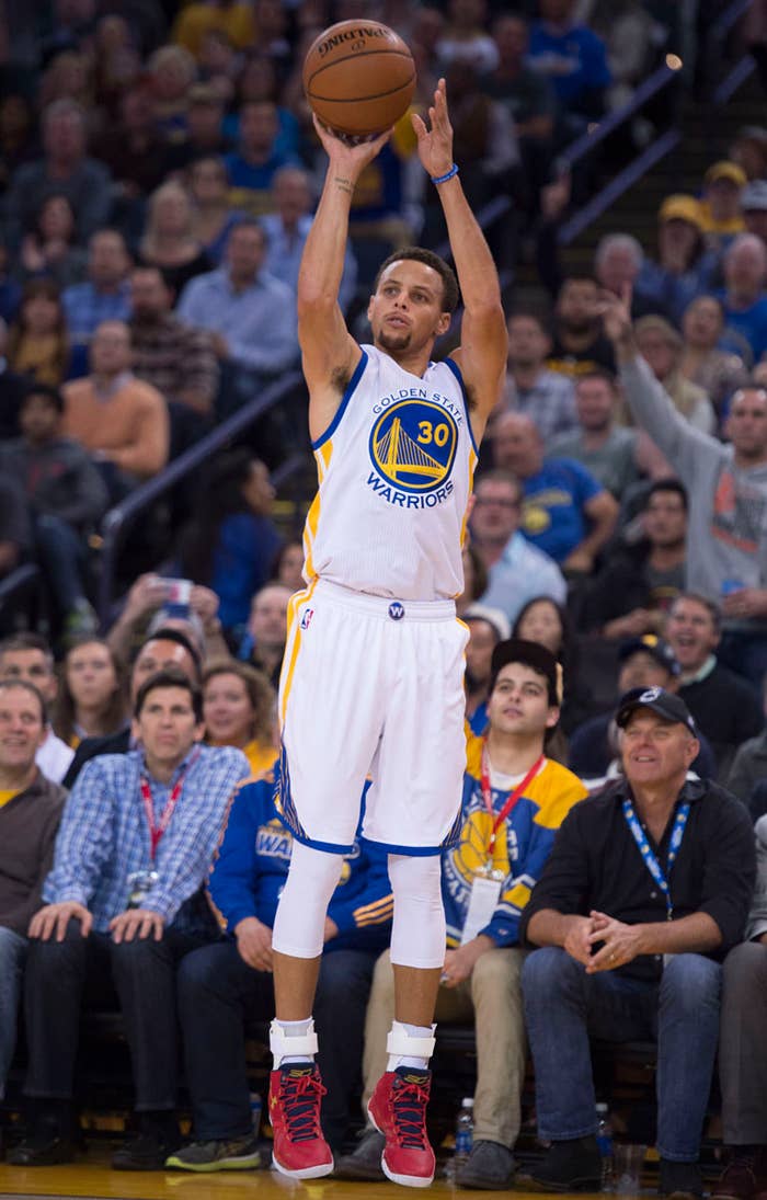 Stephen Curry wearing the &#x27;Floor General&#x27; Under Armour Curry Two (1)