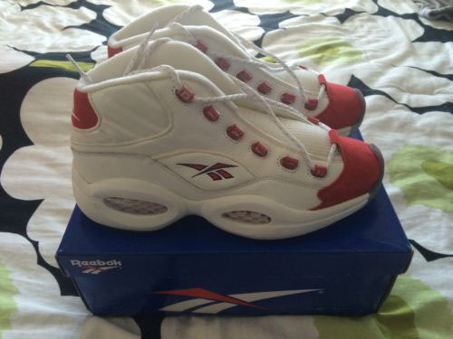 Reebok question bambino bianche online