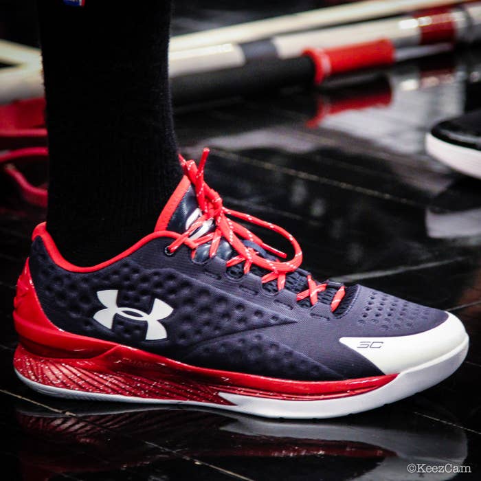 Kent Bazemore&#x27;s Under Armour Curry One Low PE (2)