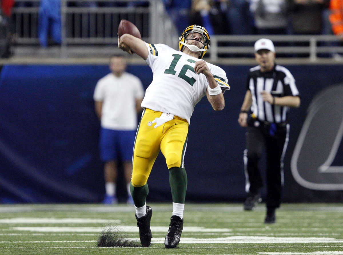 Aaron Rodgers Throws Hail Mary in adidas (1)