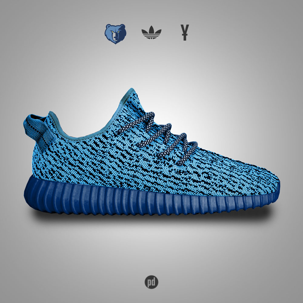 adidas Yeezy 350 Boost for the Memphis Grizzlies