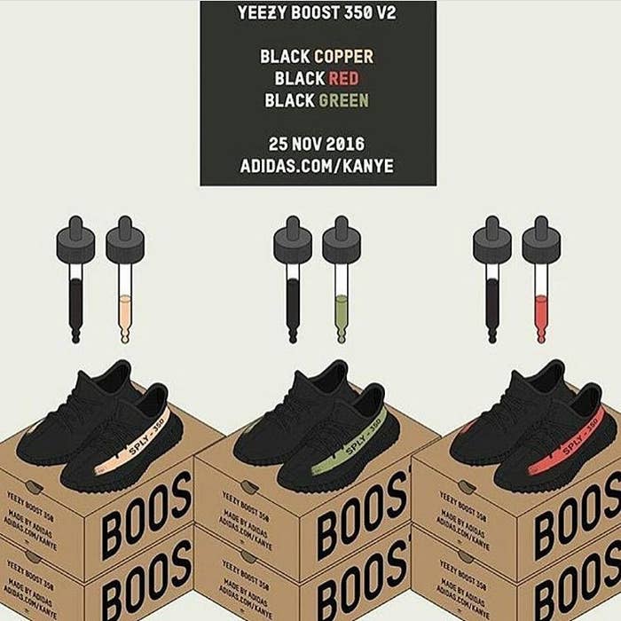 Adidas Yeezy 350 Boost V2 Black Friday Releases