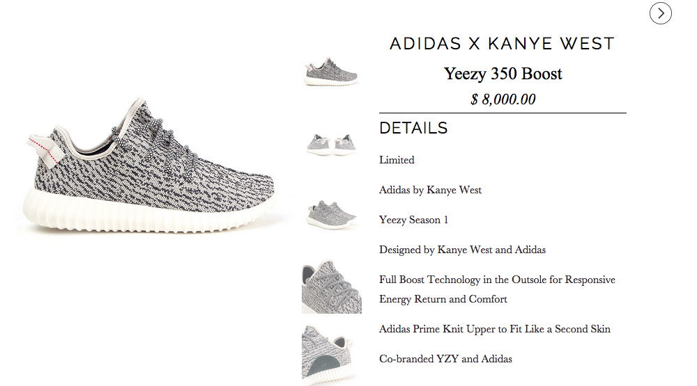 The adidas Yeezy 350 Boost a Size 5 Will Cost You Several Racks | Complex