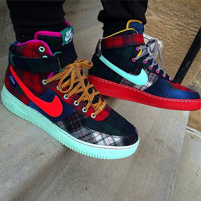 NIKEiD Air Force 1 High What the Pendleton