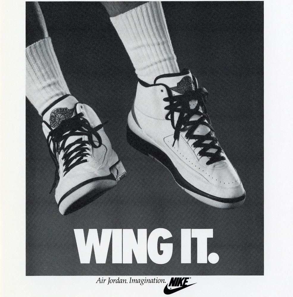 Michael Jordan &#x27;Wing It&#x27; Air Jordan II 2 Nike Air Jordan Poster