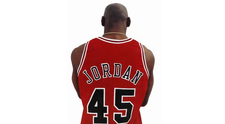 michael jordan jersey number 45