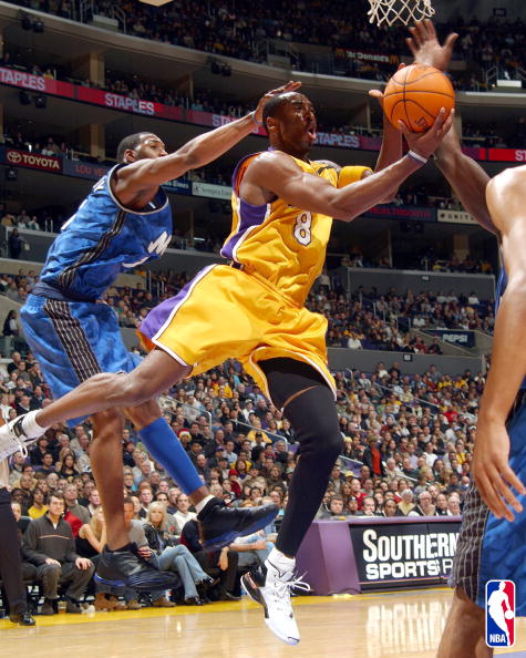 Kobe Bryant wearing the &#x27;Croc&#x27; Air Jordan 17