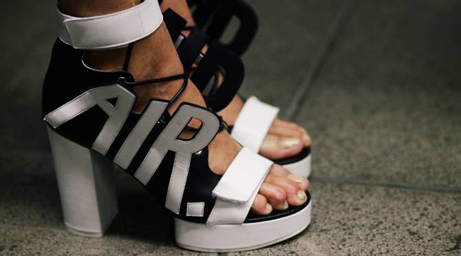 Nike Air More Uptempo Heels