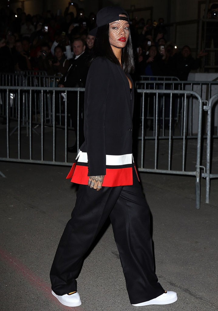 SoleWatch: Rihanna Wears Nike Air Force 1 RT |