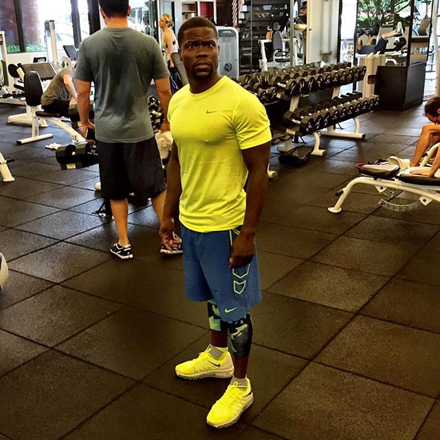 Kevin Hart wearing the &#x27;Yellow&#x27; Nike Air Max 2015
