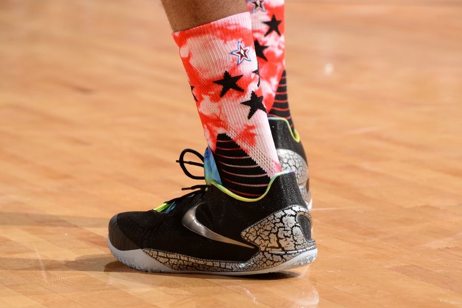 James Harden wearing the &#x27;All-Star&#x27; Nike Hyperchase (2)